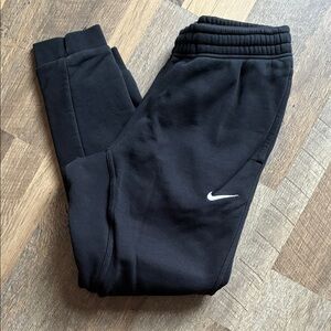 Nike Black Sweatpants with White Logo